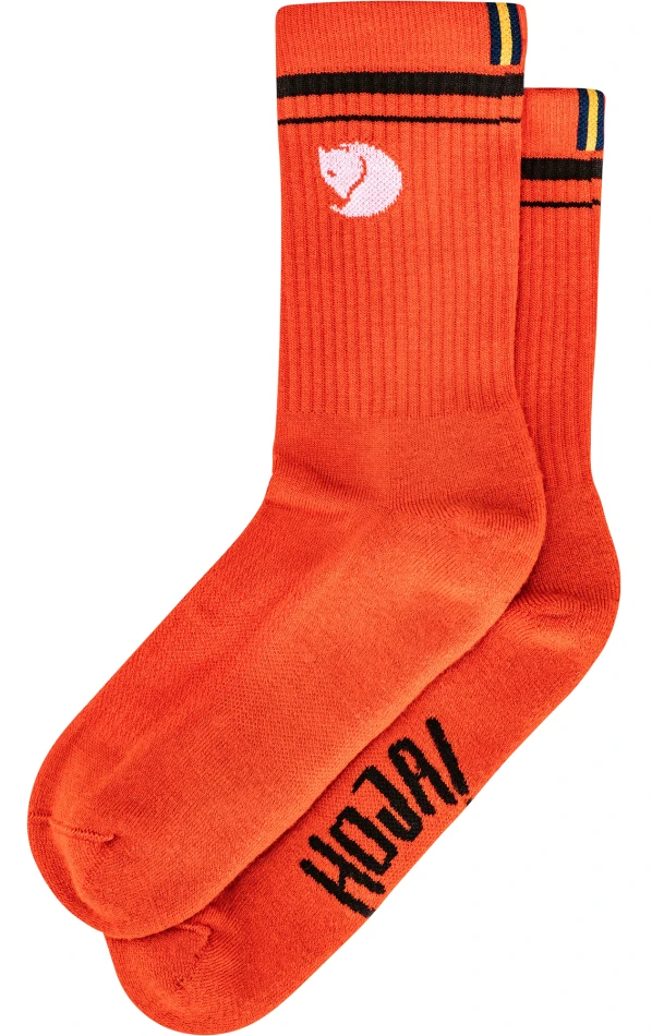 Fjallraven Hoja Socks, kolor: 240 - Flame Orange - 1