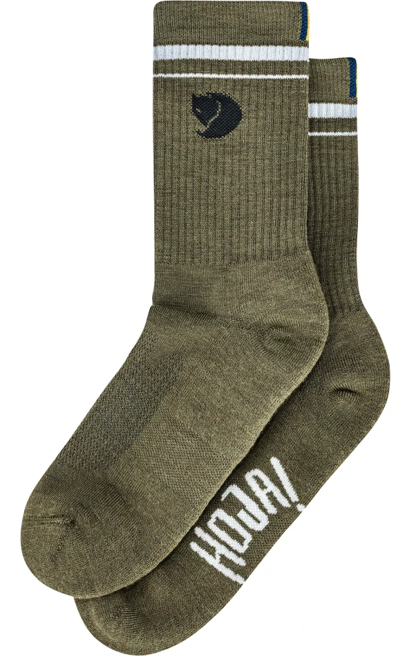 Fjallraven Hoja Socks, kolor: 620 - Green - 1