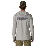 M's Long Sleeved Cap Cool Sun Hoody Fitz Roy Trout, kolor: CGSX - Crisp Grey: Salt Grey X-Dye - 2