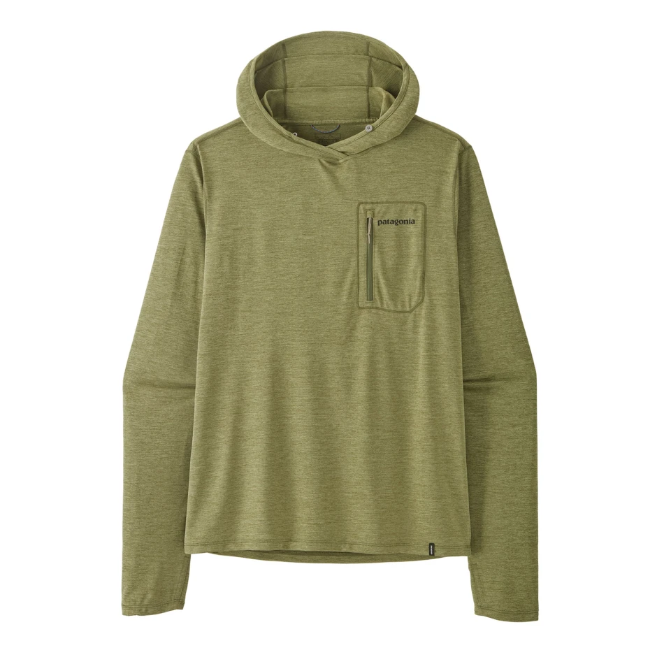 M's Long Sleeved Cap Cool Sun Hoody Fitz Roy Trout, kolor: CGBX: Caper Green Buckhorn Green X-Dye - 4