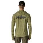 M's Long Sleeved Cap Cool Sun Hoody Fitz Roy Trout, kolor: CGBX: Caper Green Buckhorn Green X-Dye - 3