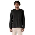 M's L/S P-6 Logo Responsibili-Tee, kolor: BLK -Black - 3