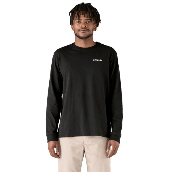 M's L/S P-6 Logo Responsibili-Tee, kolor: BLK -Black - 3
