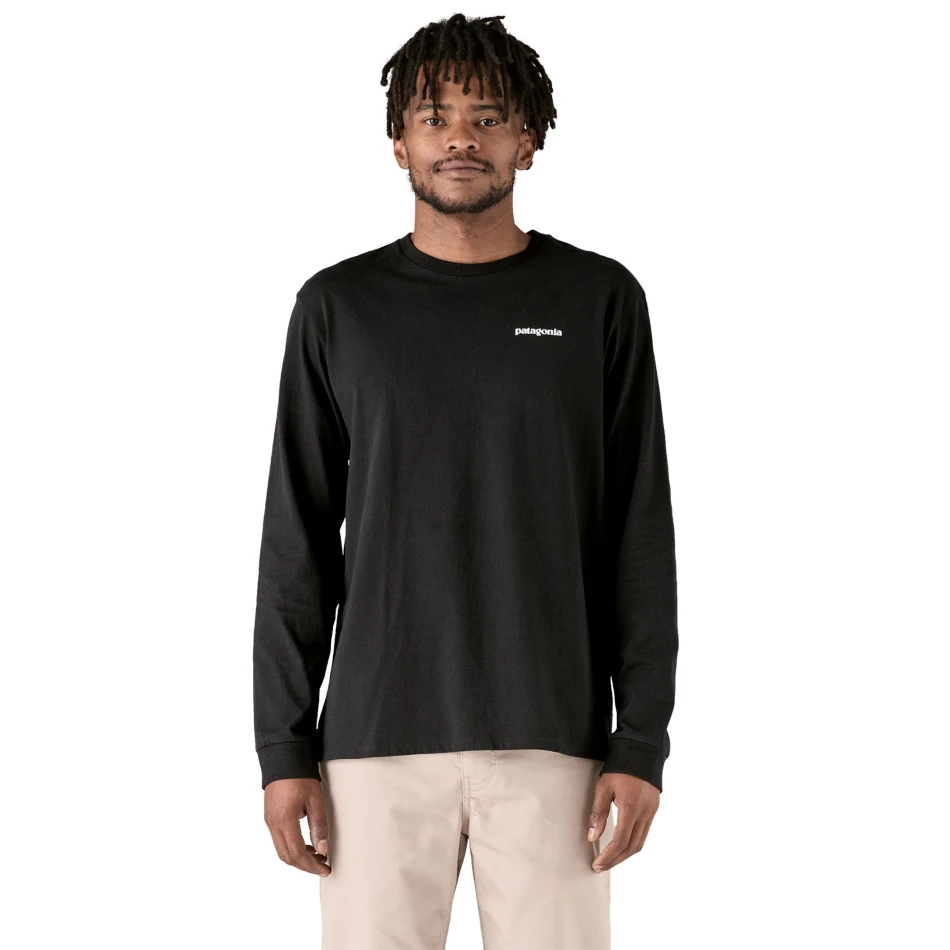 M's L/S P-6 Logo Responsibili-Tee, kolor: BLK -Black - 3