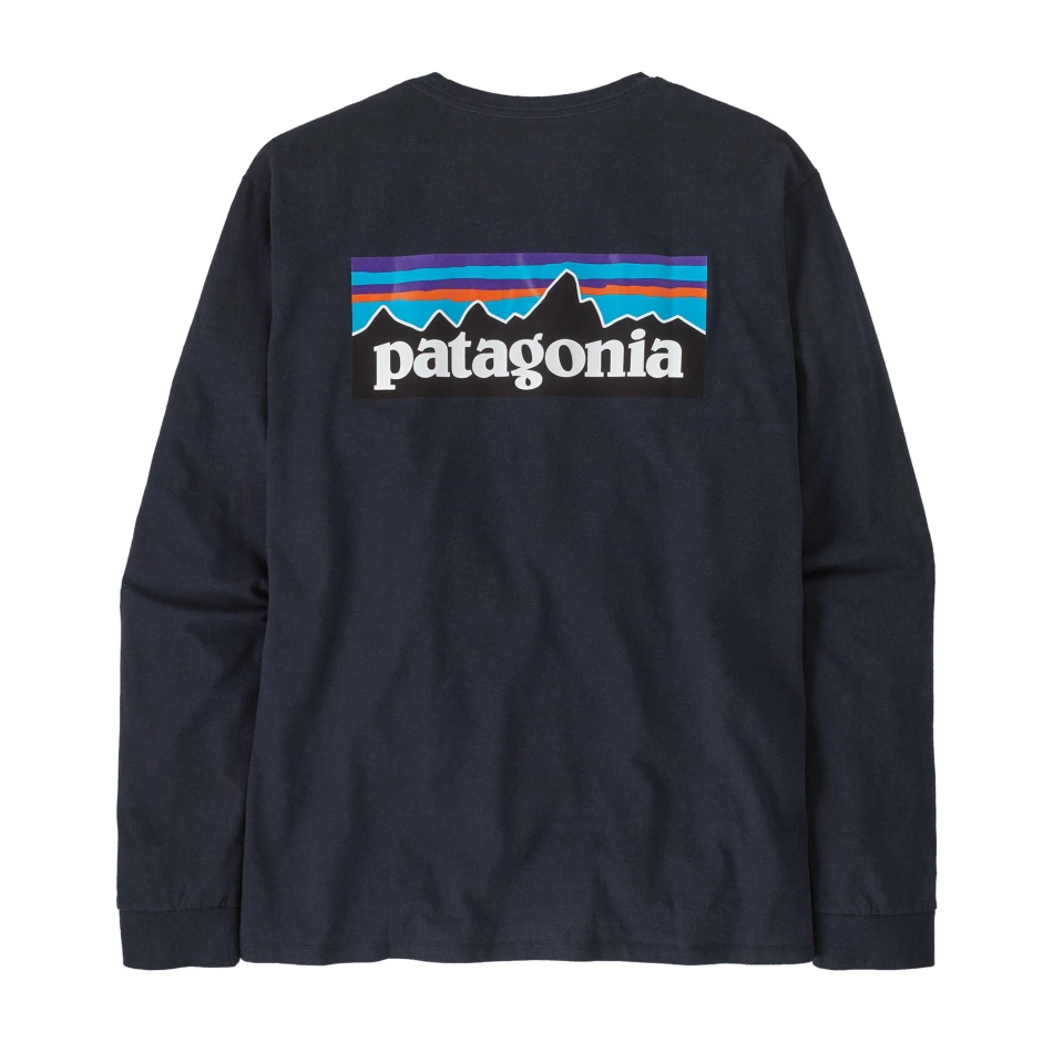 M's L/S P-6 Logo Responsibili-Tee, kolor: NENA New Navy - 2