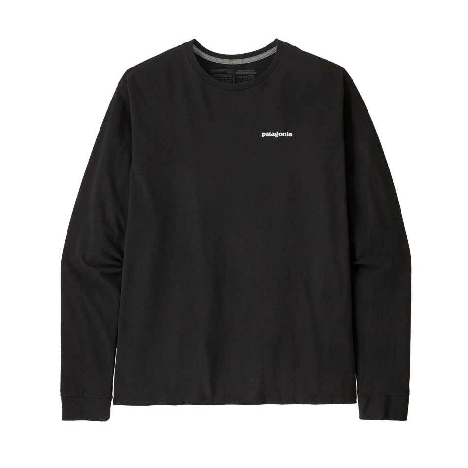 M's L/S P-6 Logo Responsibili-Tee, kolor: BLK -Black - 6