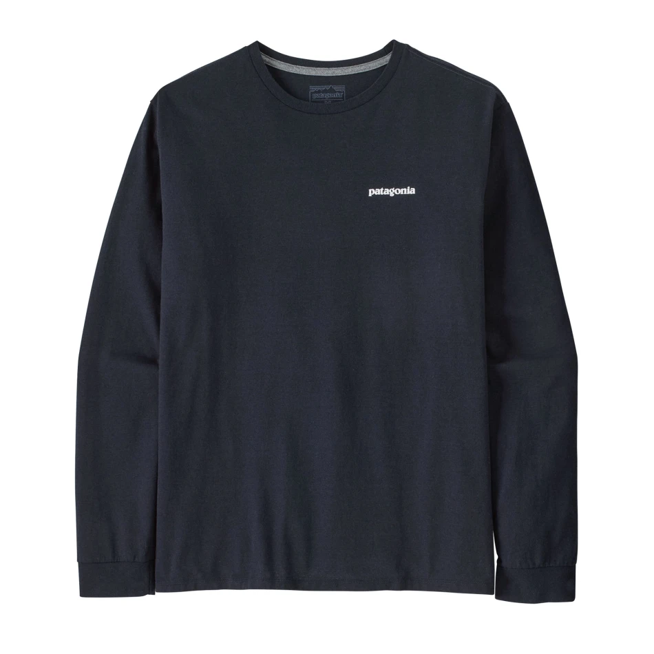 M's L/S P-6 Logo Responsibili-Tee, kolor: NENA New Navy - 1
