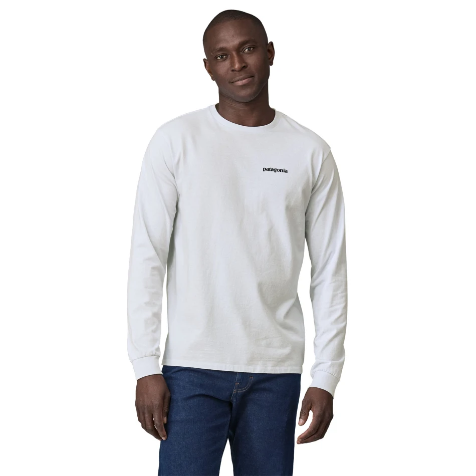 M's L/S P-6 Logo Responsibili-Tee, kolor: WHI - White - 7