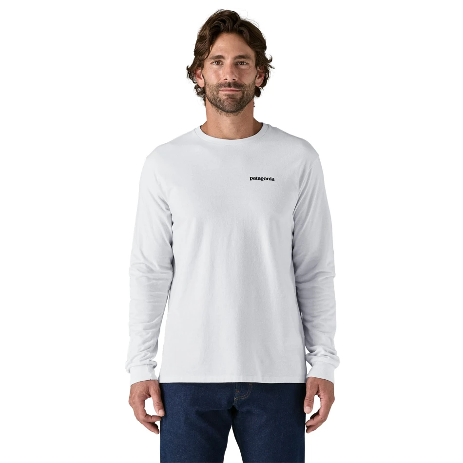 M's L/S P-6 Logo Responsibili-Tee, kolor: WHI - White - 3