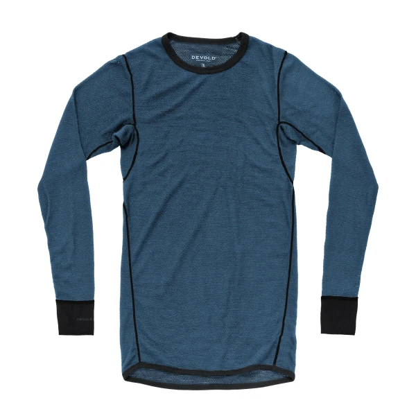 Devold Wool Mesh 190 Shirt MAN, kolor: Flood Caviar