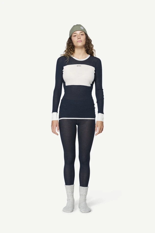 Devold Wool Mesh 190 Shirt WMN, kolor: Ink/Offwhite