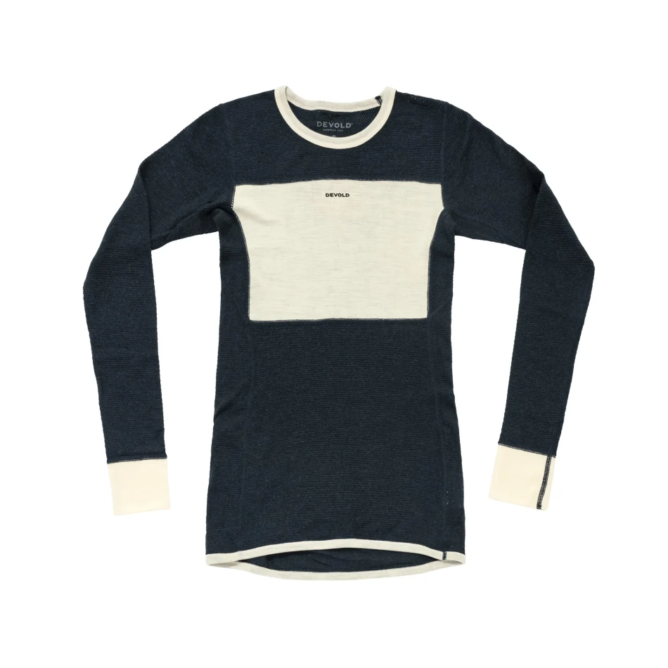 Devold Wool Mesh 190 Shirt WMN, kolor: Ink/Offwhite