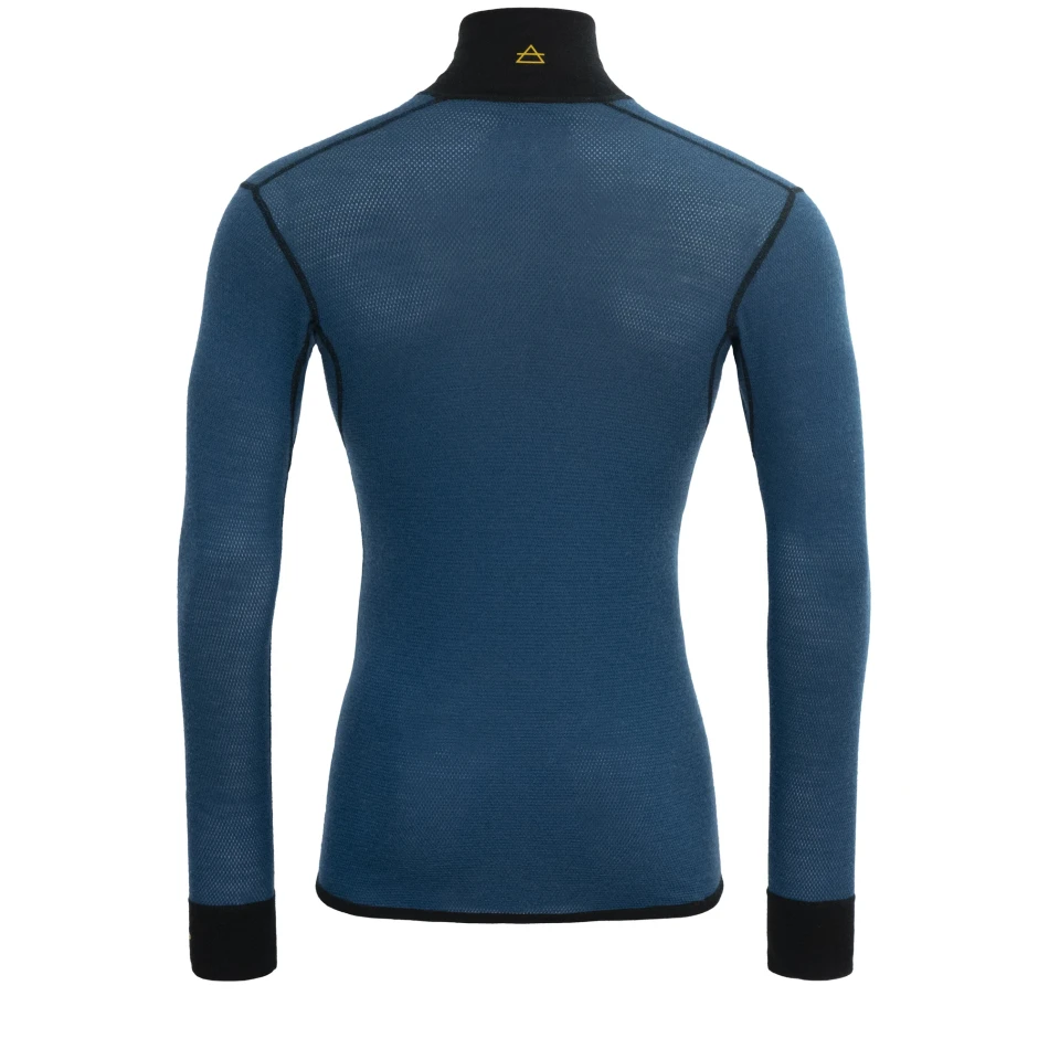 Devold Wool Mesh 190 Zip Neck MAN, kolor: Flood/Caviar