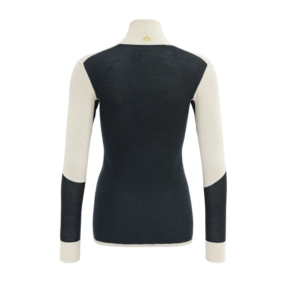 Devold Wool Mesh 190 Zip Neck WMN, kolor: Ink/Offwhite