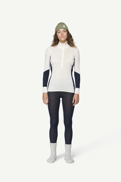 Devold Wool Mesh 190 Zip Neck WMN, kolor: Ink/Offwhite