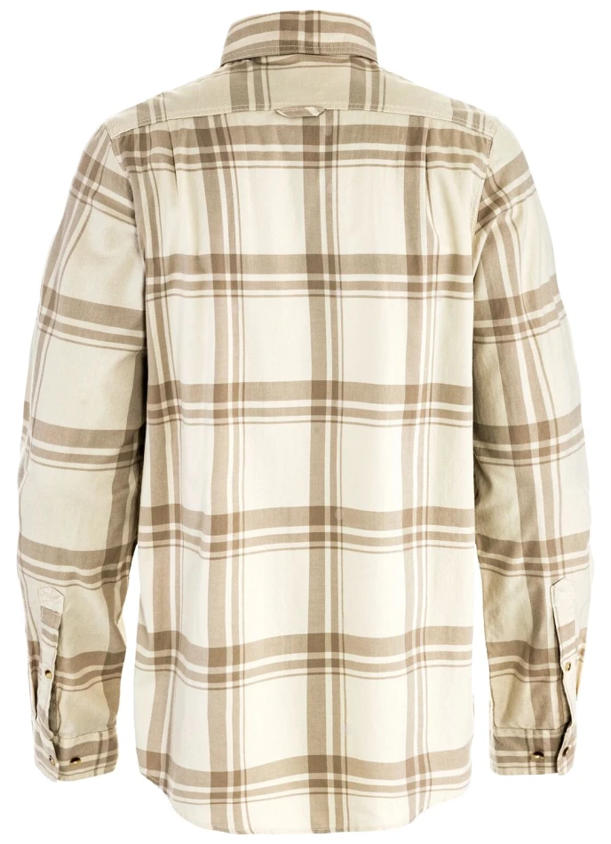 Fjallraven Ovik Lite Flannel Shirt, kolor:113-118 - Chalk White-Fossil - 2