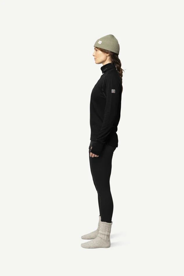 Devold Expedition Merino 235 Zip Neck WMN, kolor: Black