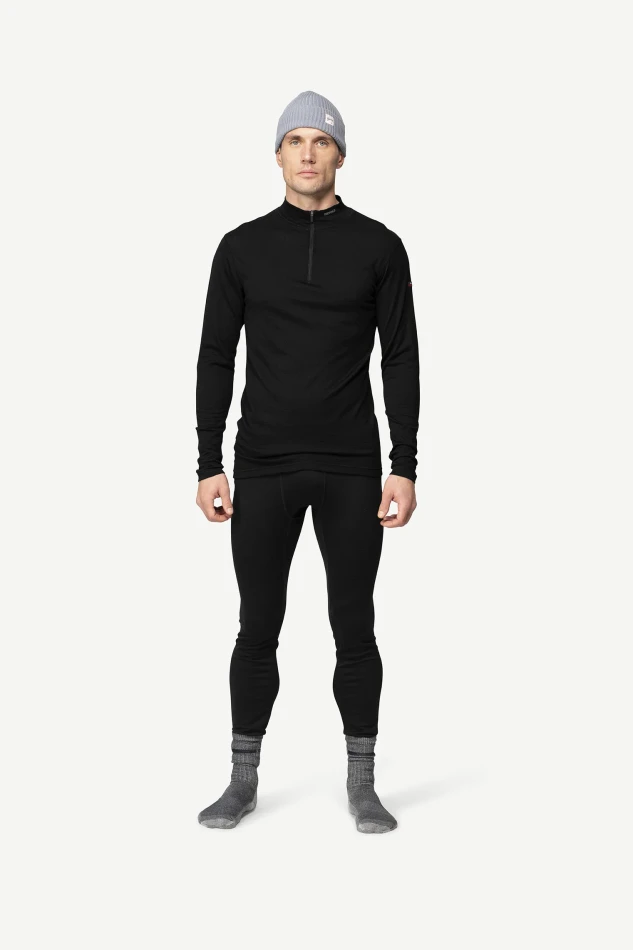 Devold Breeze Merino 150 Zip Neck MAN, kolor: Black