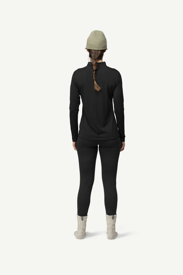 Devold Breeze Merino 150 Zip Neck WMN, kolor: Black