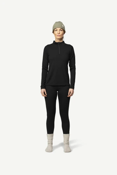 Devold Breeze Merino 150 Zip Neck WMN, kolor: Black