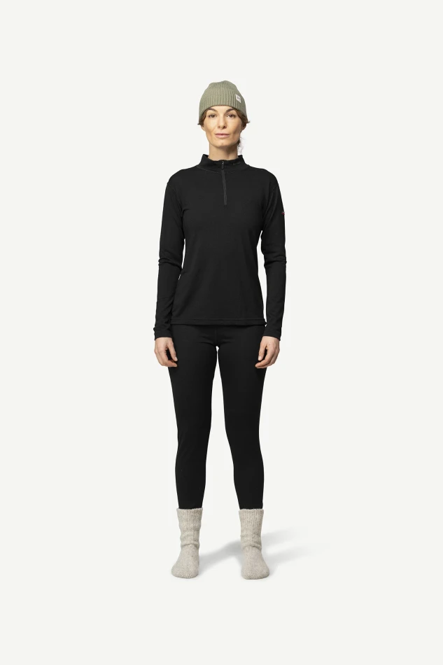 Devold Breeze Merino 150 Zip Neck WMN, kolor: Black