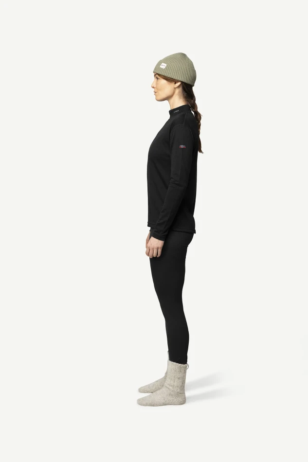 Devold Breeze Merino 150 Zip Neck WMN, kolor: Black
