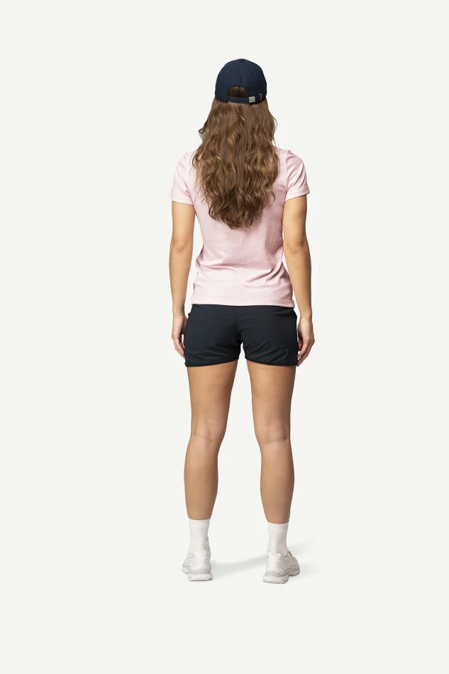 Devold Classic Flowers Tee WMN, kolor: Chalk Pink