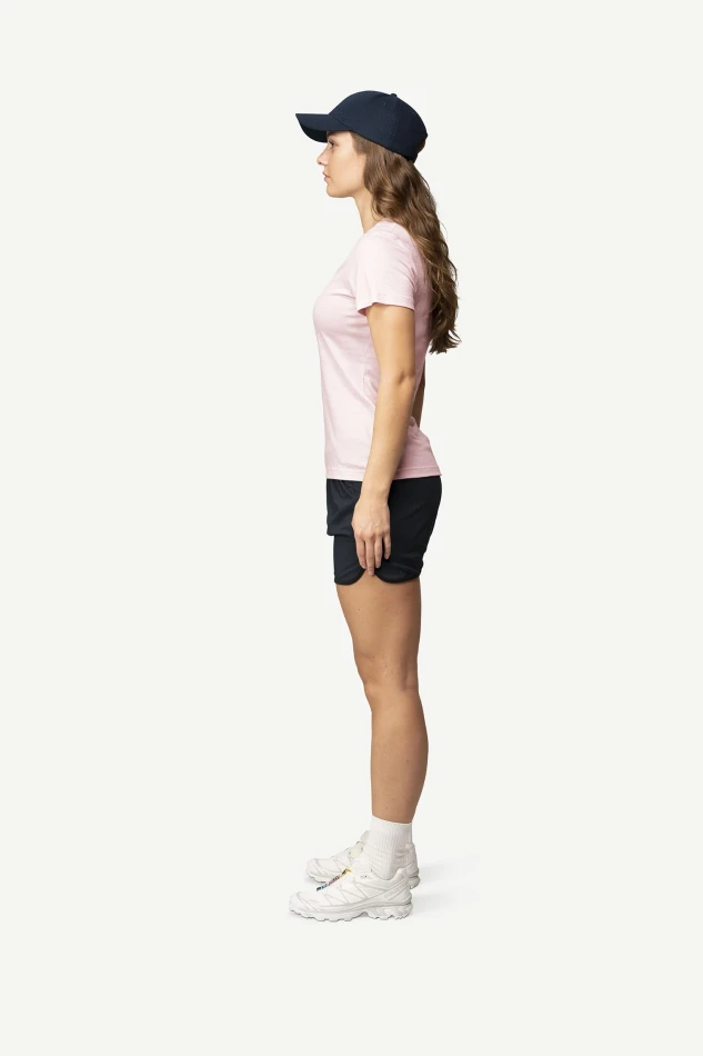 Devold Classic Flowers Tee WMN, kolor: Chalk Pink