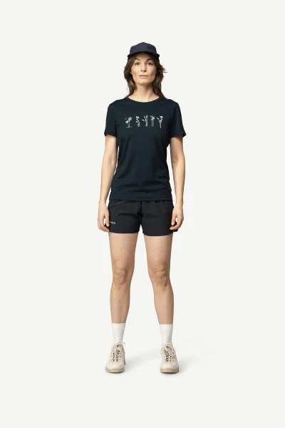 Devold Classic Flowers Tee WMN, kolor: Ink