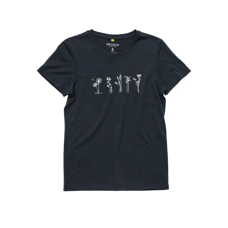 Devold Classic Flowers Tee WMN, kolor: Ink