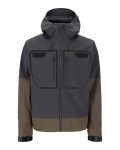 Simms G3 Guide Jacket Dark Elkhorn – przód kurtki wędkarskiej do brodzenia