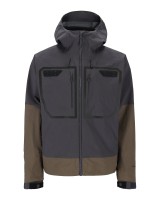Simms G3 Guide Jacket Dark Elkhorn – przód kurtki wędkarskiej do brodzenia