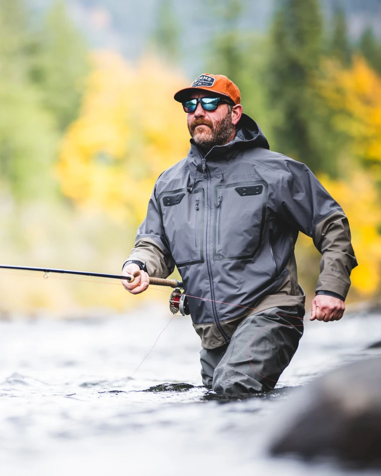 Simms G3 Guide Jacket Dark Elkhorn – kurtka wędkarska do brodzenia GORE-TEX