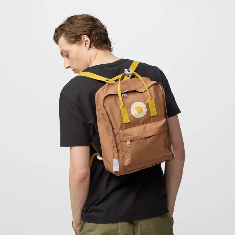 Kanken Koncept, kolor: 228-135- Khaki Dust / Kantarell - 7