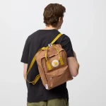 Kanken Koncept, kolor: 228-135- Khaki Dust / Kantarell - 5