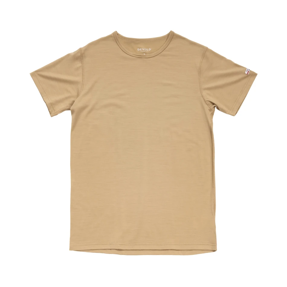Devold Breeze Plus Merino 200 T-Shirt MAN, kolor: Oat