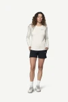 Devold Premium Woodworker LS WMN, kolor: White - prezentacja na modelce - przód