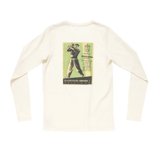 Devold Premium Woodworker LS WMN, kolor: White - tył