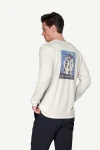 Devold Premium Sailor LS MAN - prezentacja na modelu, przedstawienie nadruku na plecach
