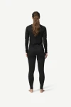 Devold Breeze Plus Merino 200 Shirt WMN, kolor: Black - prezentacja na modelce - tył