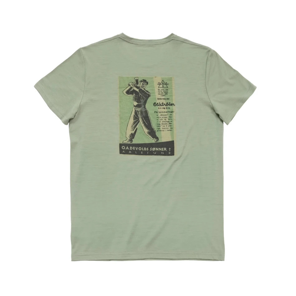 Devold Premium Woodworker Tee MAN, kolor: Fog