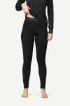 Devold Duo Active Merino 205 Longs WMN, kolor: Black - prezentacja na modelce - przód