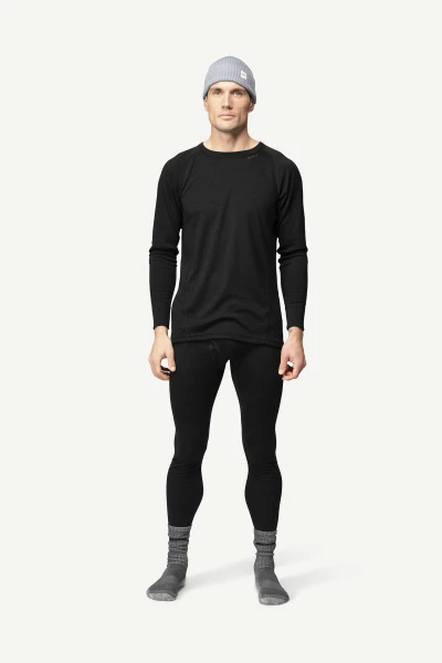 Devold Duo Active Merino 205 Shirt MAN, kolor: Black - prezentacja na modelu - przód