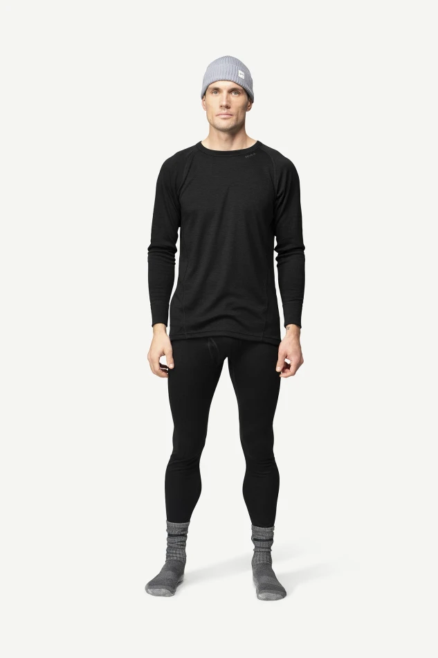 Devold Duo Active Merino 205 Shirt MAN, kolor: Black - prezentacja na modelu - przód