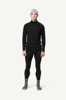 Devold Duo Active Merino 205 Z. Neck MAN, kolor: Black - prezentacja na modelu - przód