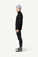 Devold Duo Active Merino 205 Z. Neck MAN, kolor: Black - prezentacja na modelu - bok