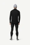 Devold Duo Active Merino 205 Z. Neck MAN, kolor: Black - prezentacja na modelu - tył