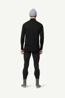 Devold Duo Active Merino 205 Z. Neck MAN, kolor: Black - prezentacja na modelu - tył