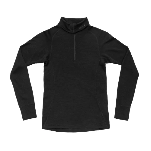 Devold Duo Active Merino 205 Z. Neck WMN - damska dwuwarstwowa koszulka z długim rękawem z zamkiem pod szyją (80% wełna merino)