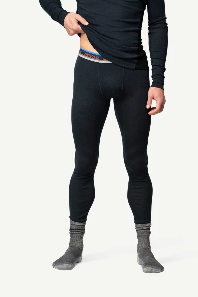 Devold Lauparen Merino 190 Longs MAN, kolor: Ink - prezentacja na modelu - przód